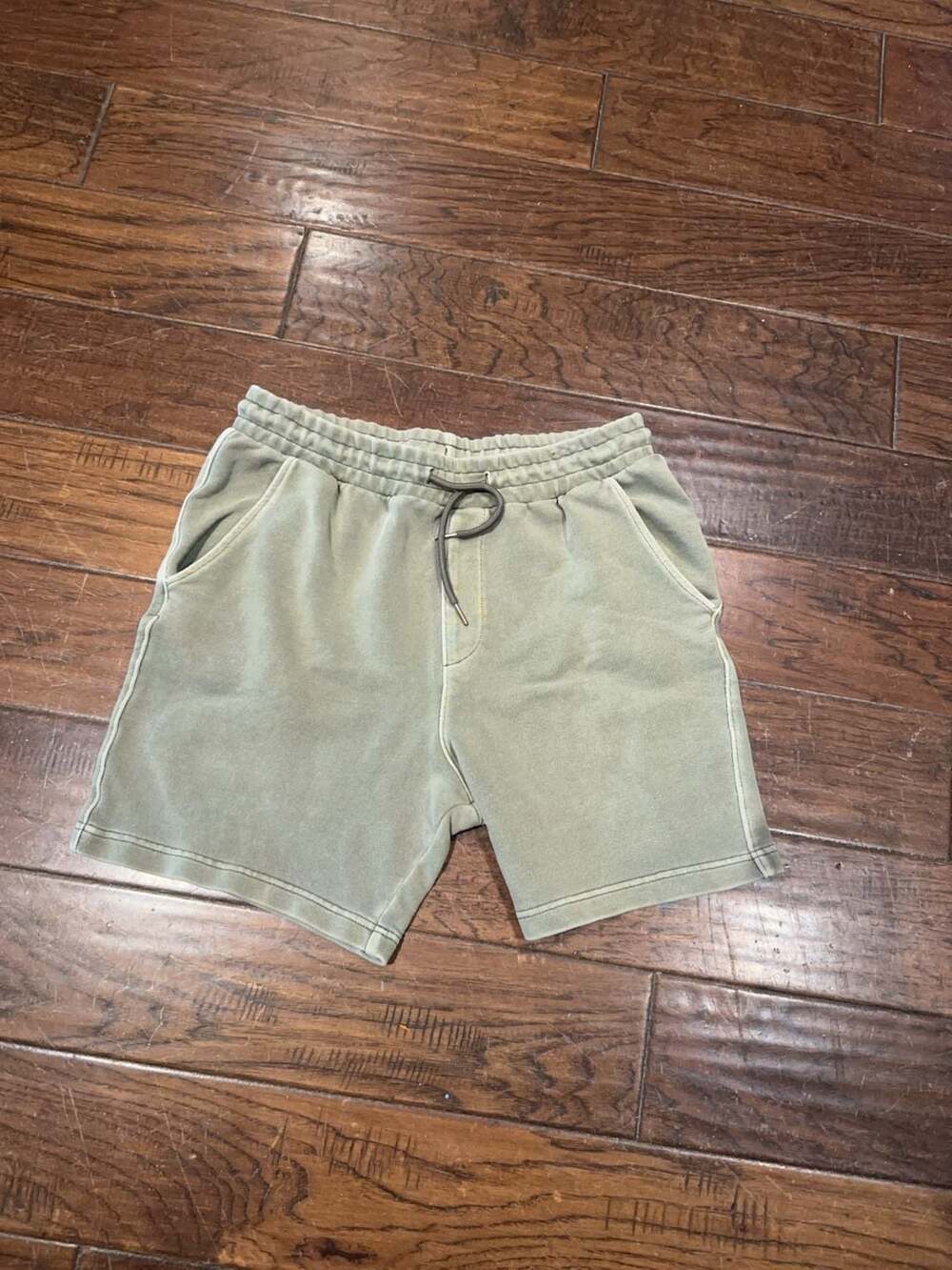 Original Use Men's 6.5" Knit Pull-On Sweat Shorts in Olive Green